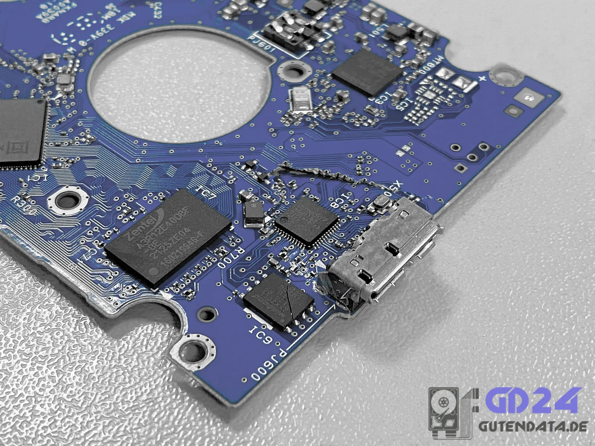 Data recovery joke - The master left his mark