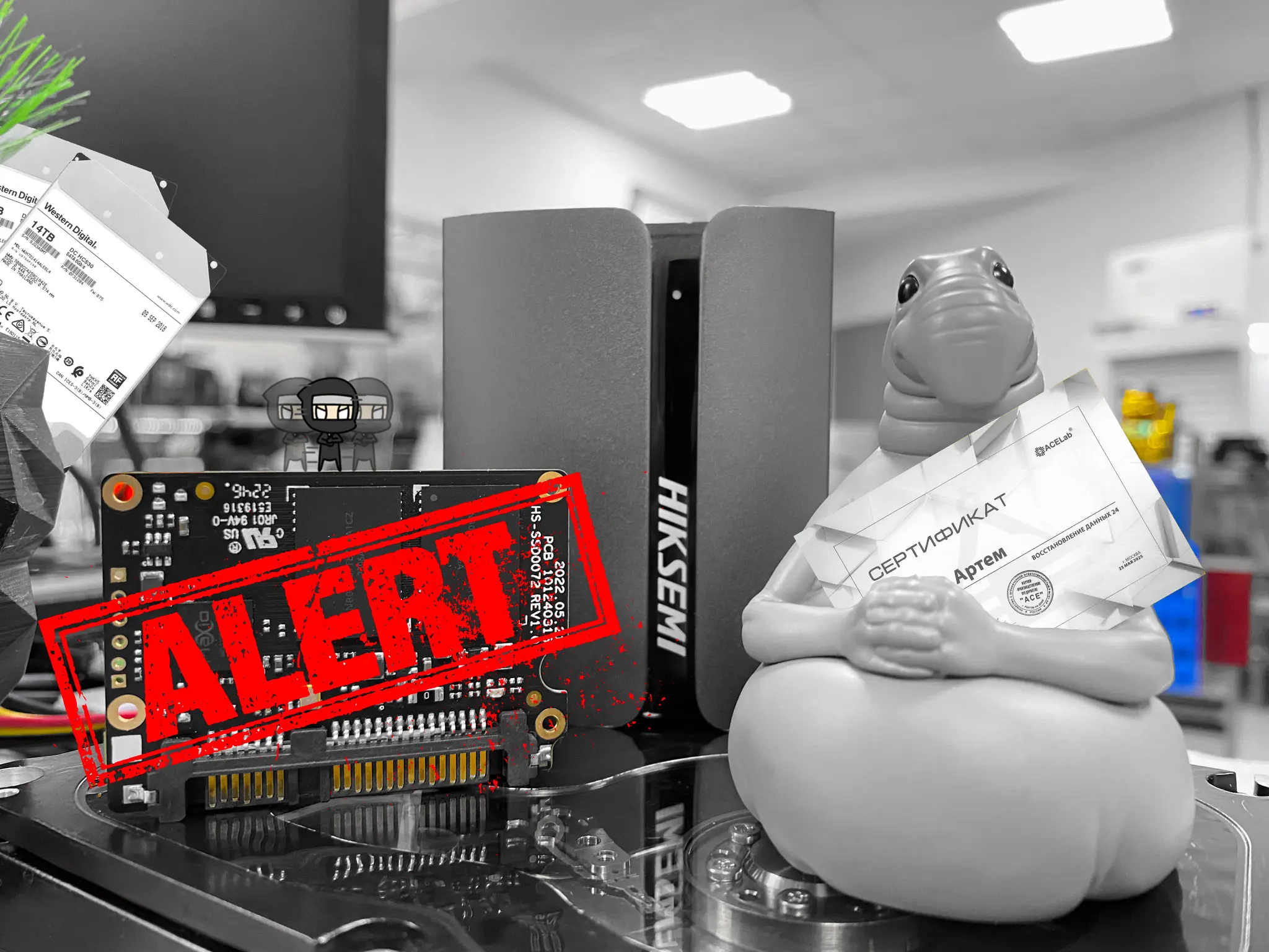 Voluntary certification of data recovery specialists