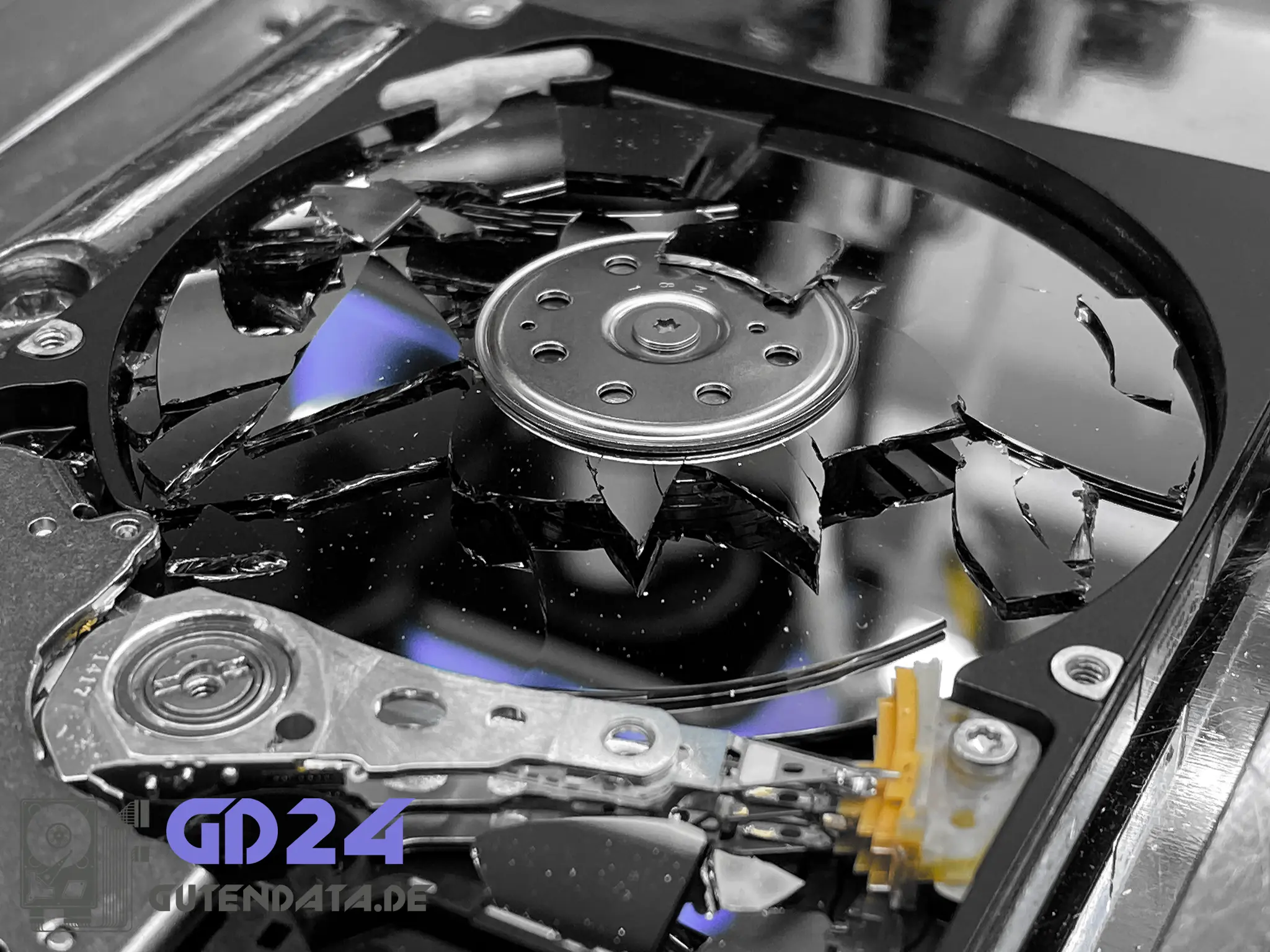 Samsung HN-M101MBB hard drive – broken after a fall!